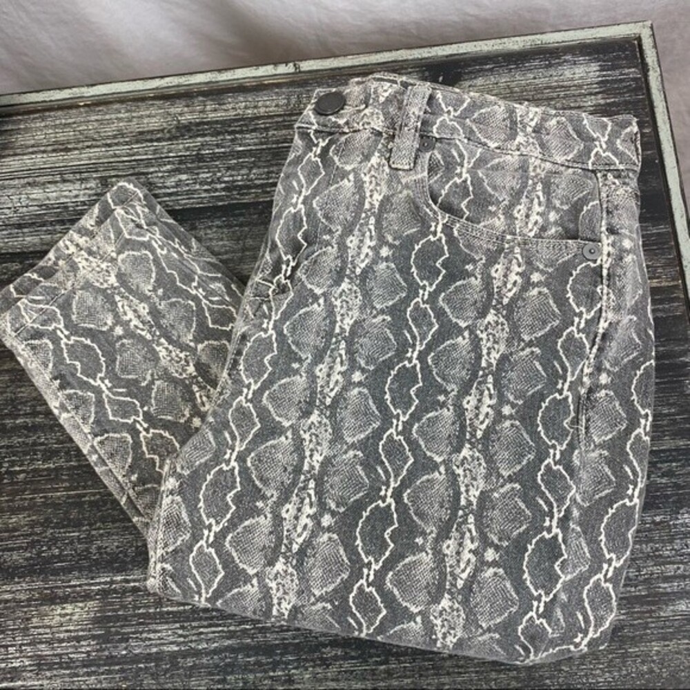 Blank Nyc Gray & Tan Snake Python Print Reeade Cr… - image 6